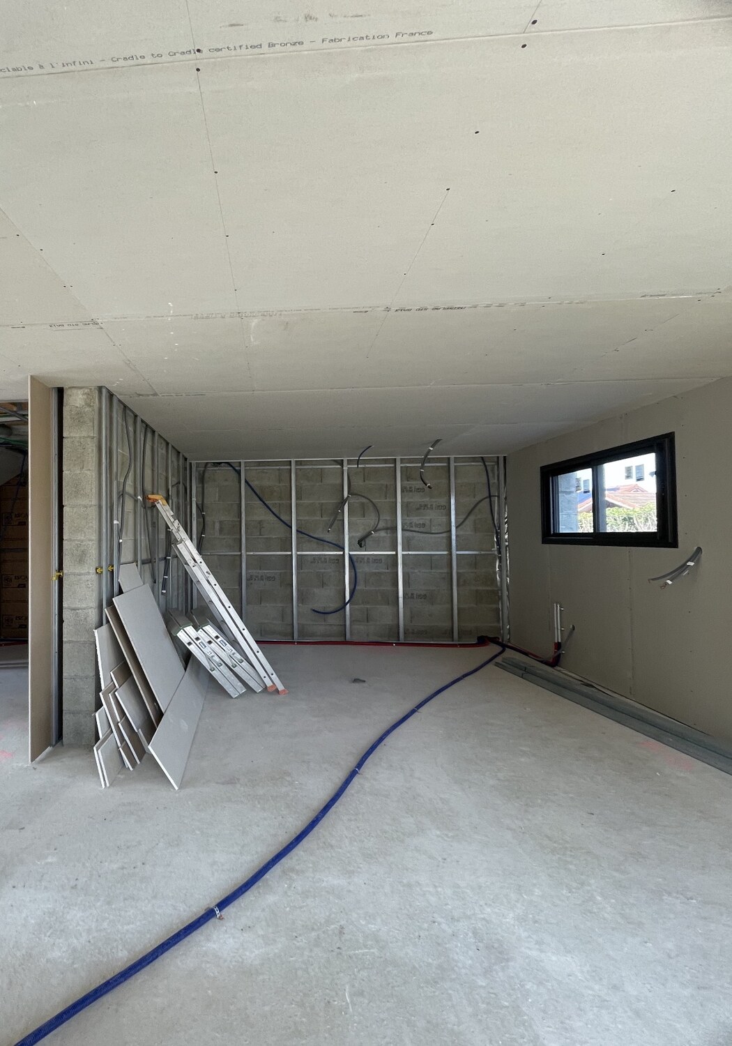 État du chantier, zone 2